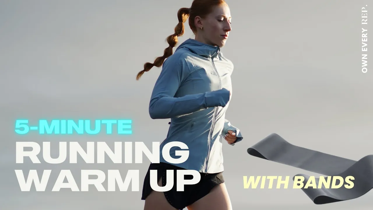 5 Min. Mini Band Warm Up & Glute Activation for Runners | Al