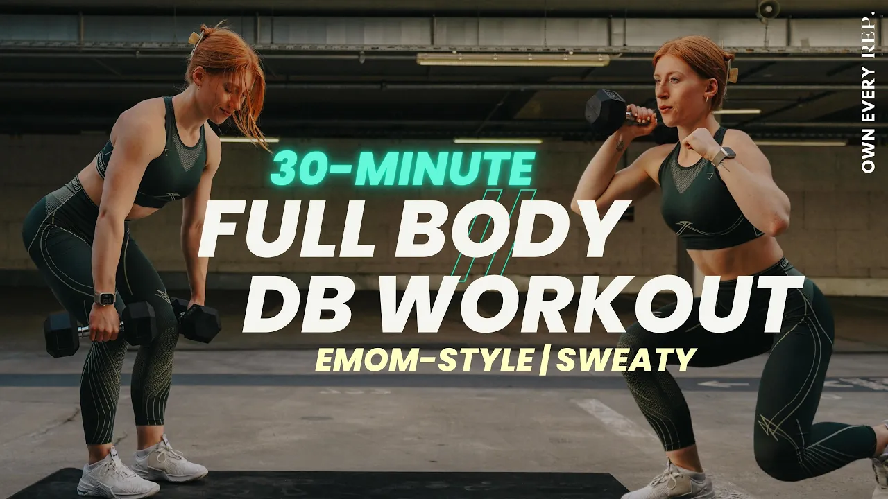 30 Min. Full Body Strength Workout With Weights | Dumbbells 