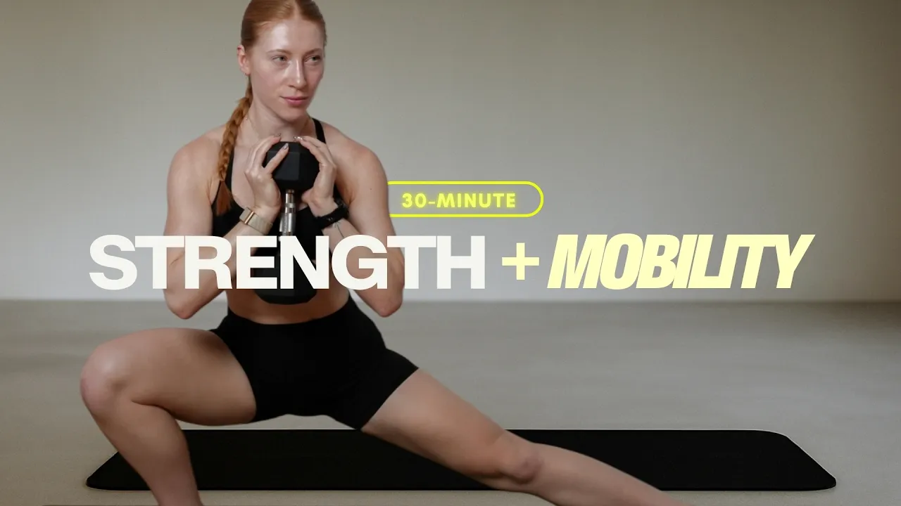 30 Min. Mobility x Strength (With Weights) | No Talking