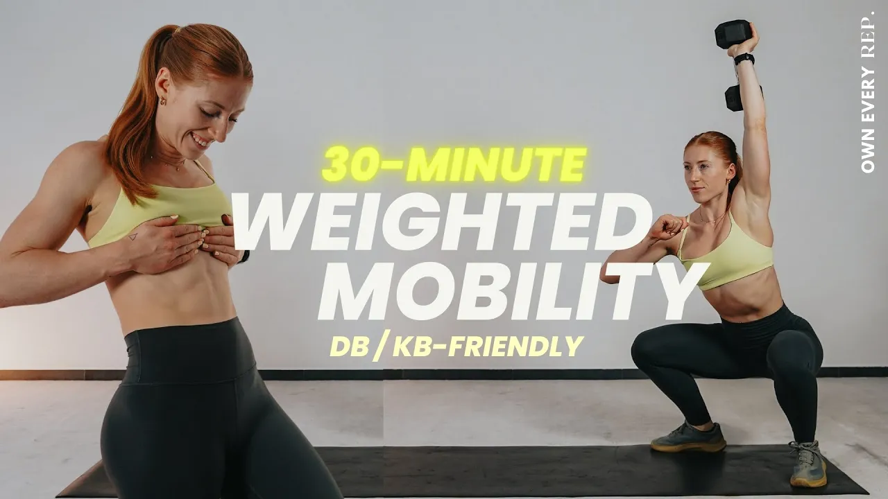30 Min. Mobility x Weights x Core Workout | Strength & Condi