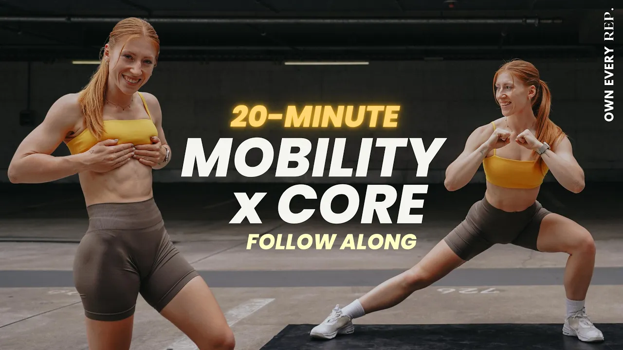 20 Min. Mobility x Core Routine | FUN Full Body Workout | No