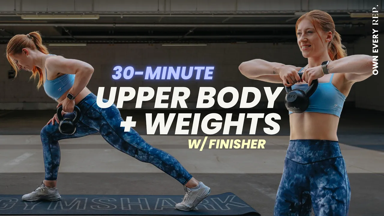 30 Min. Weighted Upper Body | Strength & Conditioning | KB o