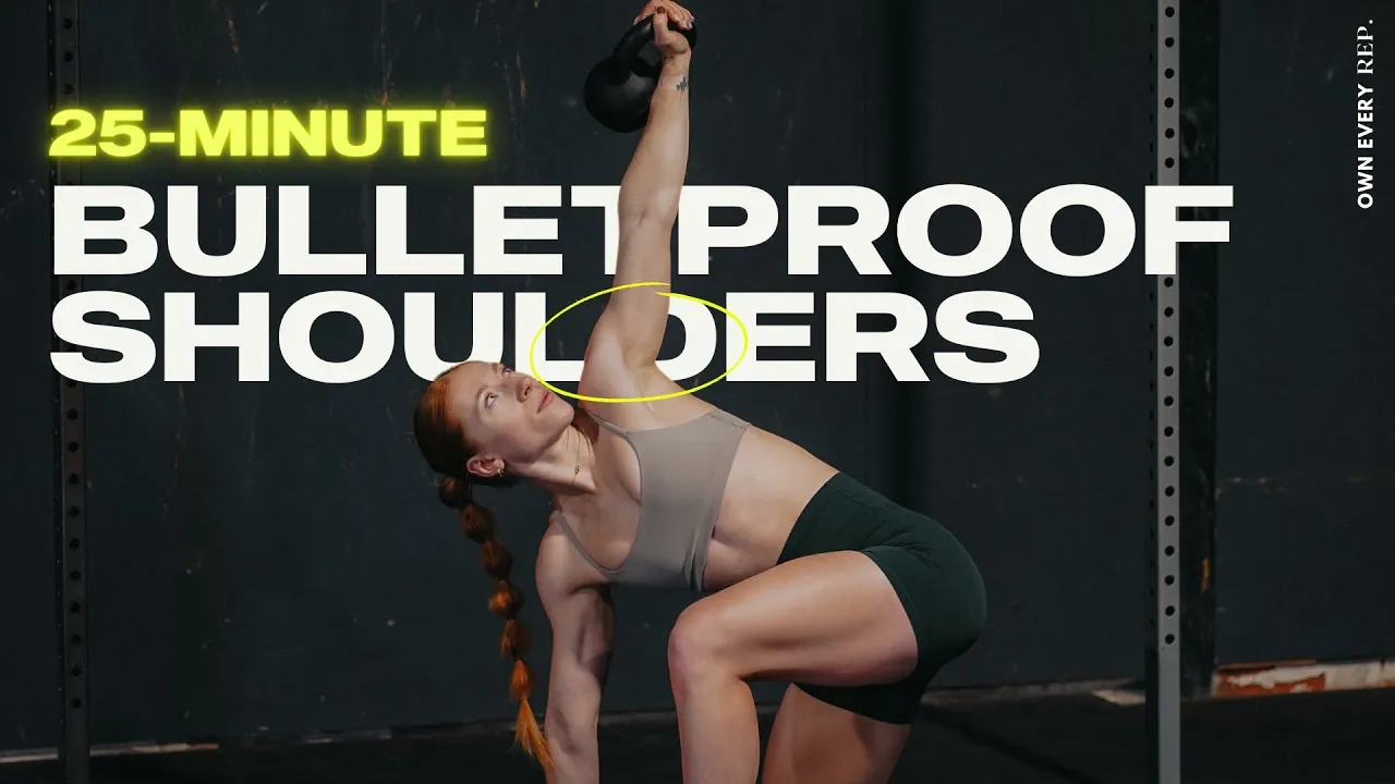 Strong & Resilient Shoulders w/ Weights in 25 Min. | Mobilit