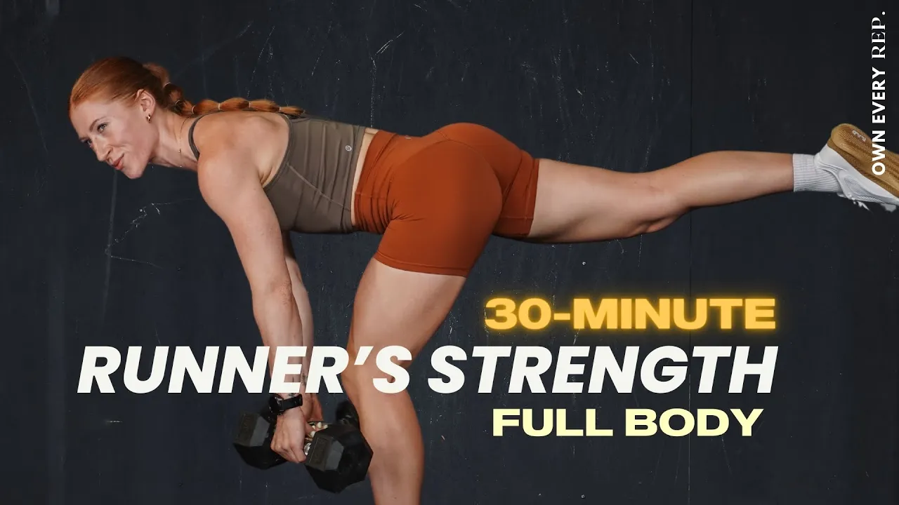 30 Min. MUST-TRY Strength Workout for Runners | Knee Stabili