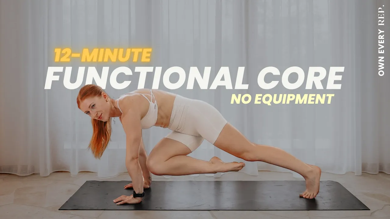 12 Min. FUNCTIONAL Core Workout | w/ Modifications | Ocean V