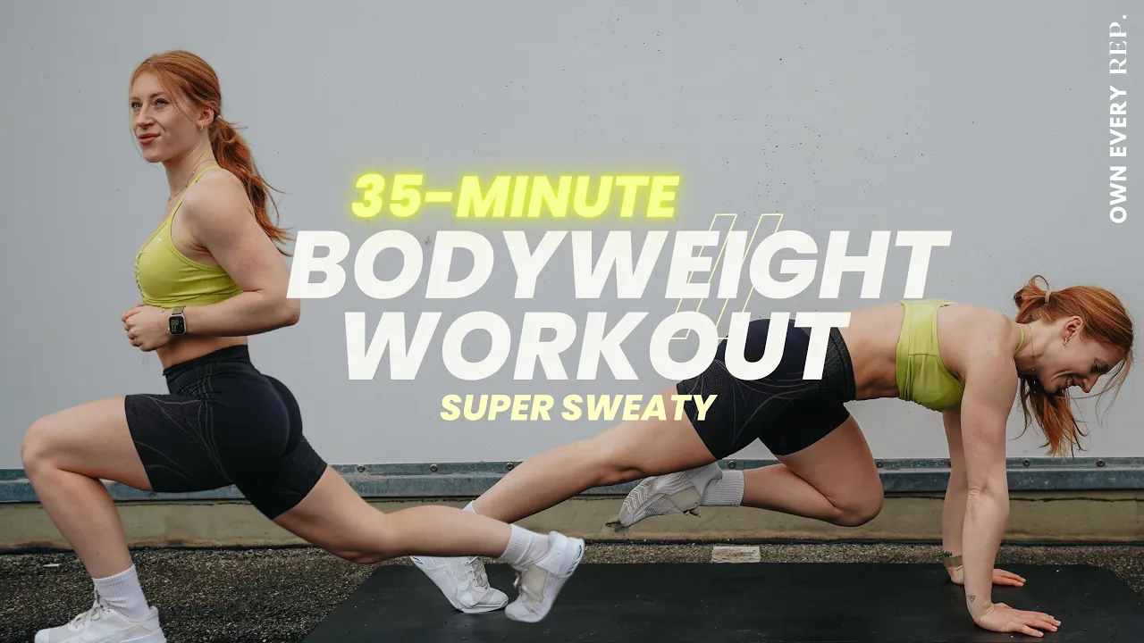 35 Min. Full Body Functional Workout | SWEATY EMOM | w/ Leve